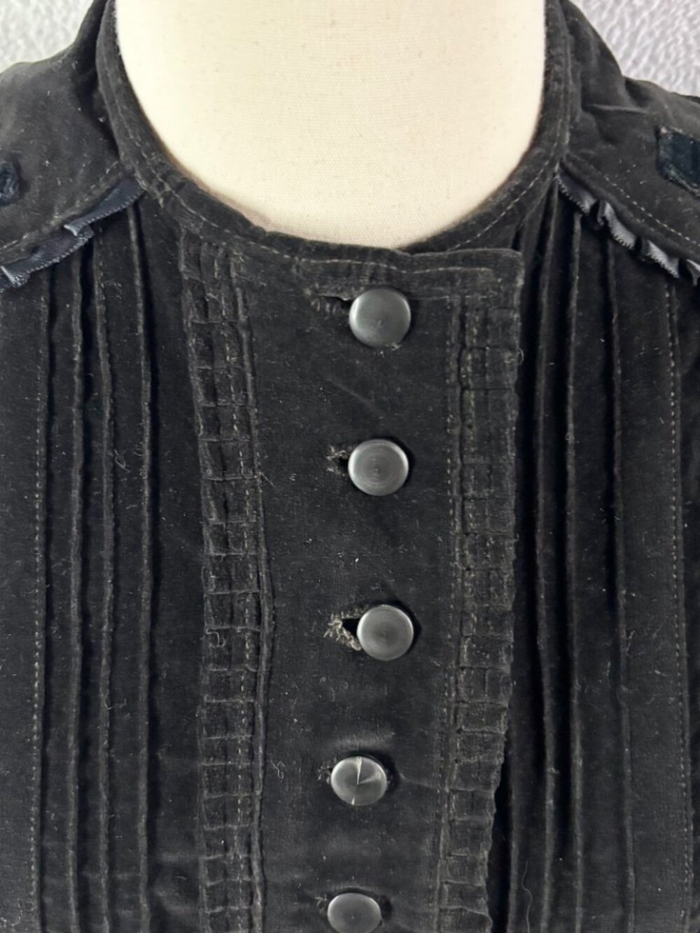 Szeki Hungarian Transylvanian Handmade Folk Jacket with Peplum - Picture 2 of 13